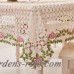 Kingart Hotel mano Crochet mantel rectángulo bordado manteles Hollow Out flor cubierta de tabla para la boda y decoración del partido ali-45941877